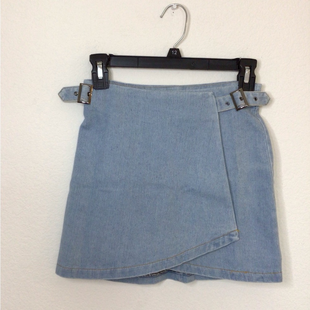 PrettyLittleThing Short Denim Skirt Size 0